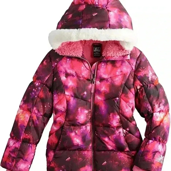 ZeroXposur Puffer Jacket Fleece lined Winter Coat with Lined Hood - Picture 1 of 4